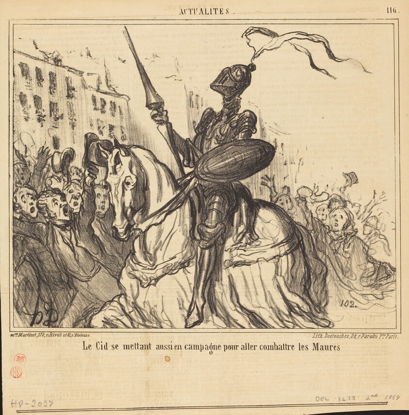 Le Cid se mettant aussi en campagne...