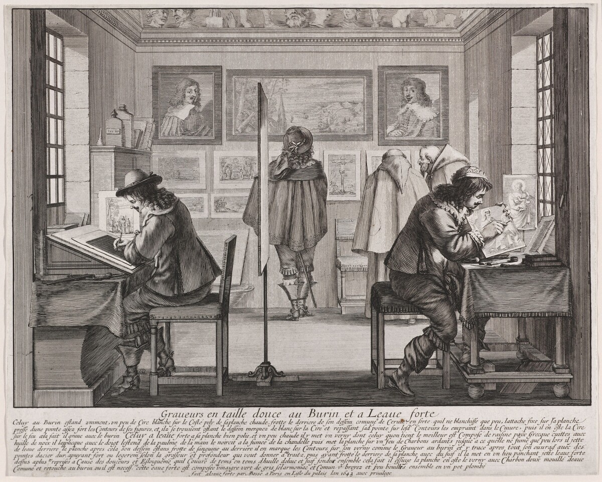 Graveurs en taille douce au burin et à l'eau forte (Copper Plate Engravers and Etchers)