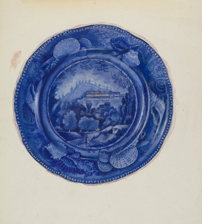Plate - "Orchard House, Catskills"
