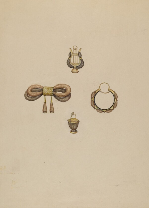 Group of Hair Jewelry