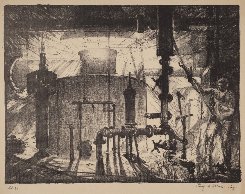 Untitled (Man and Furnace)