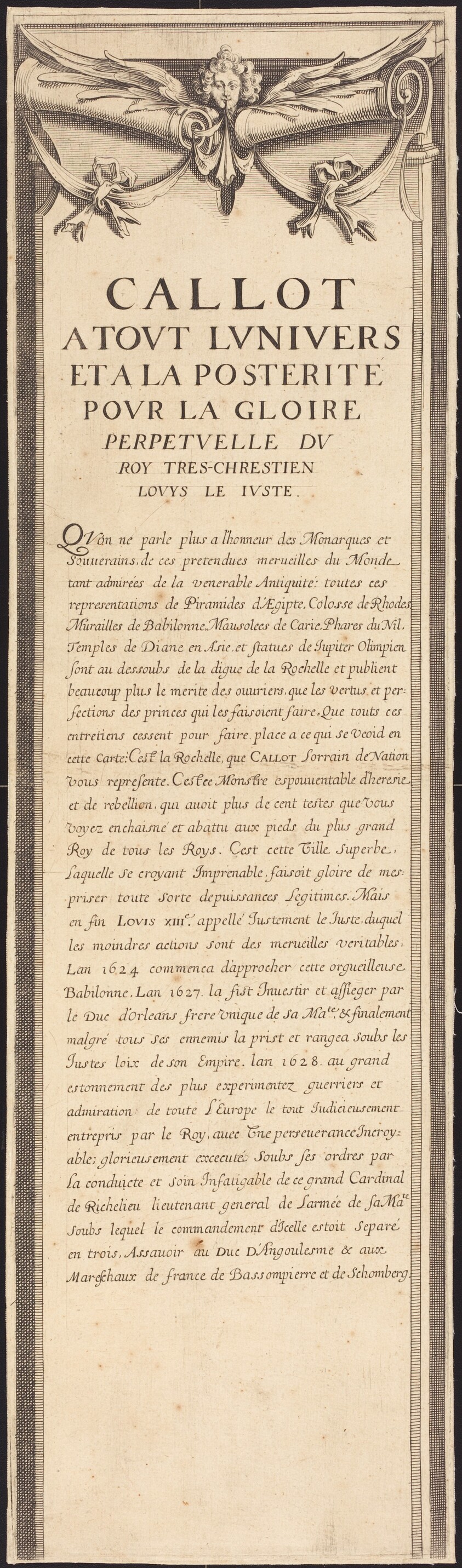 The Siege of La Rochelle [plate 4 of 16;  set comprises 1952.8.97-112]