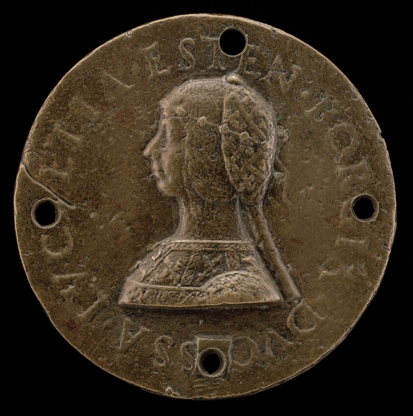 Lucrezia Borgia, 1480-1519, Wife of Alfonso d'Este of Ferrara 1502