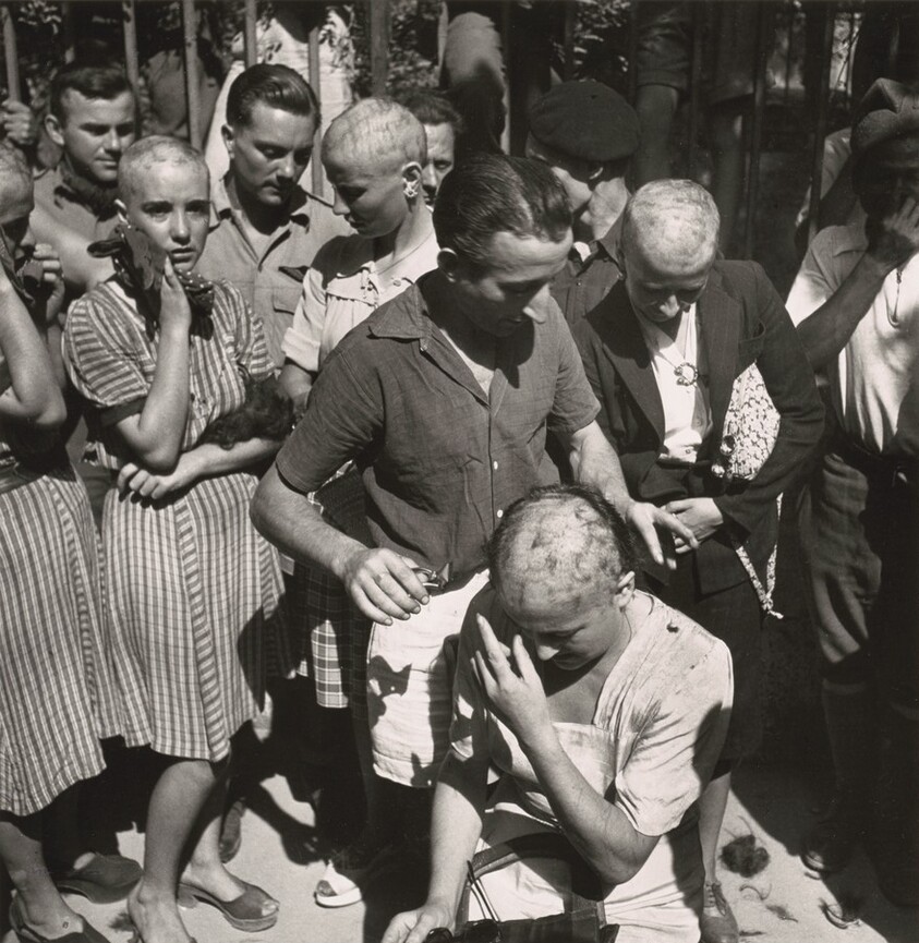 Untitled (women accused of collaboration, St. Tropez, France)