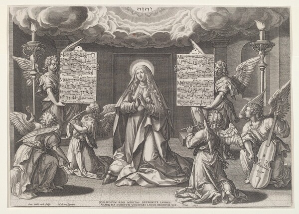 Magnificat: The Virgin Surrounded by Music-Making Angels