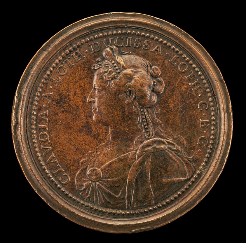 Claudia, 1612-1648, Duchesse de Lorraine 1634 [reverse]