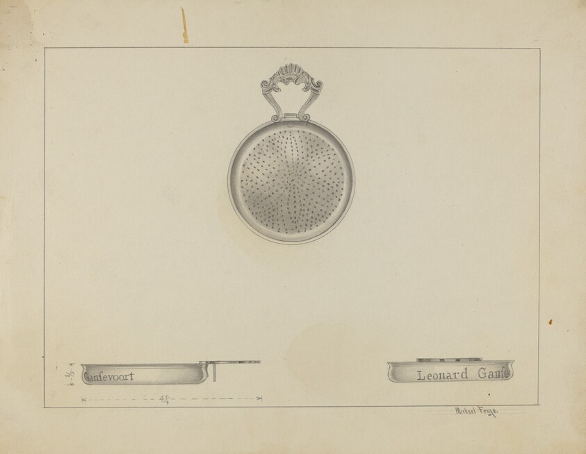 Silver Lemon Strainer