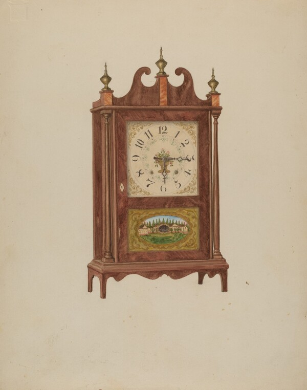 Mahogany Clock