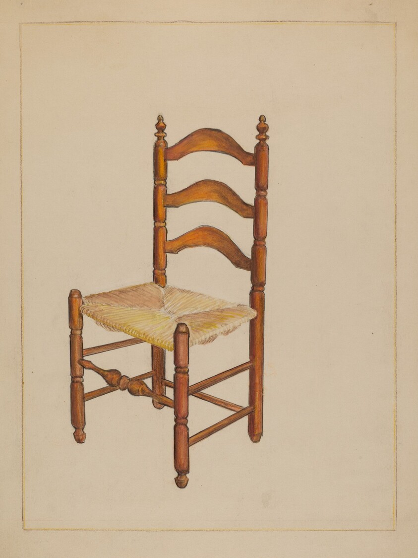 Straw Bottom Chair
