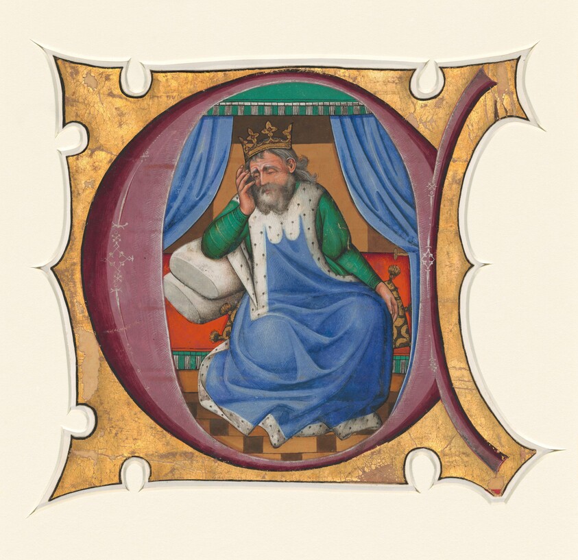 Initial C with David (King Saul?)