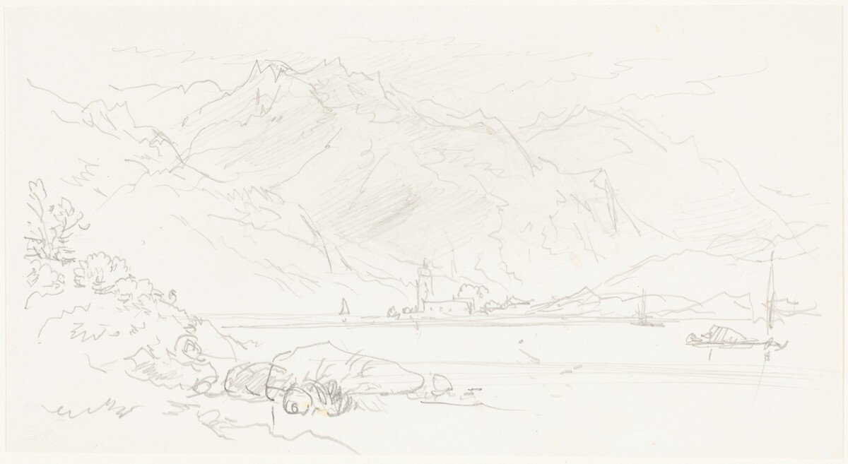 Lake in a Mountainous Landscape