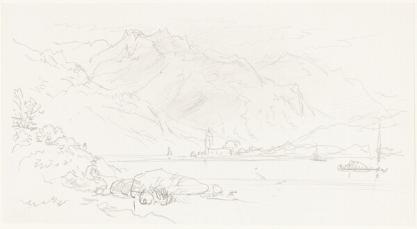 Lake in a Mountainous Landscape
