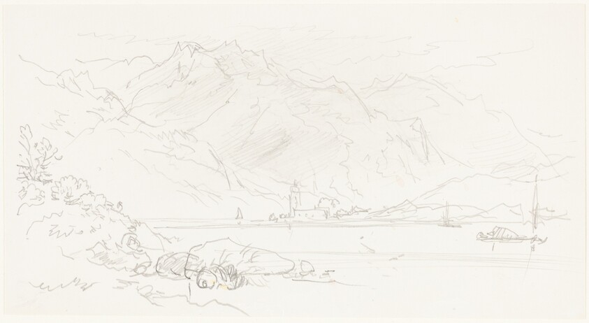 Lake in a Mountainous Landscape