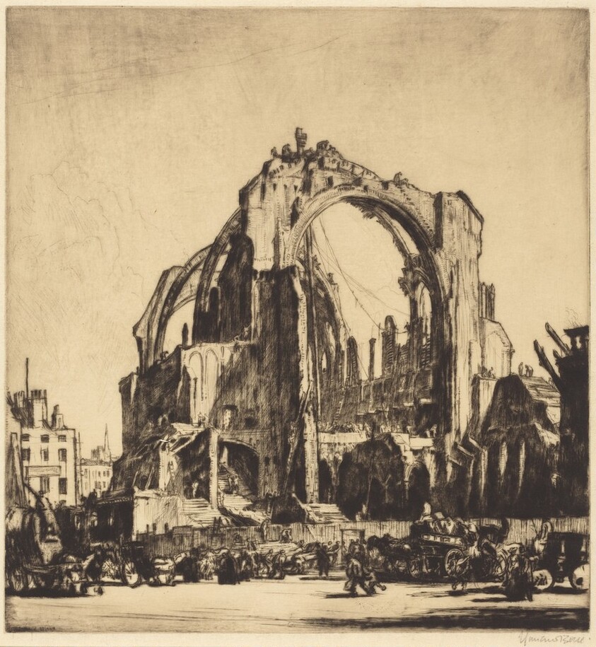 Demolition of St. James's Hall, Exterior