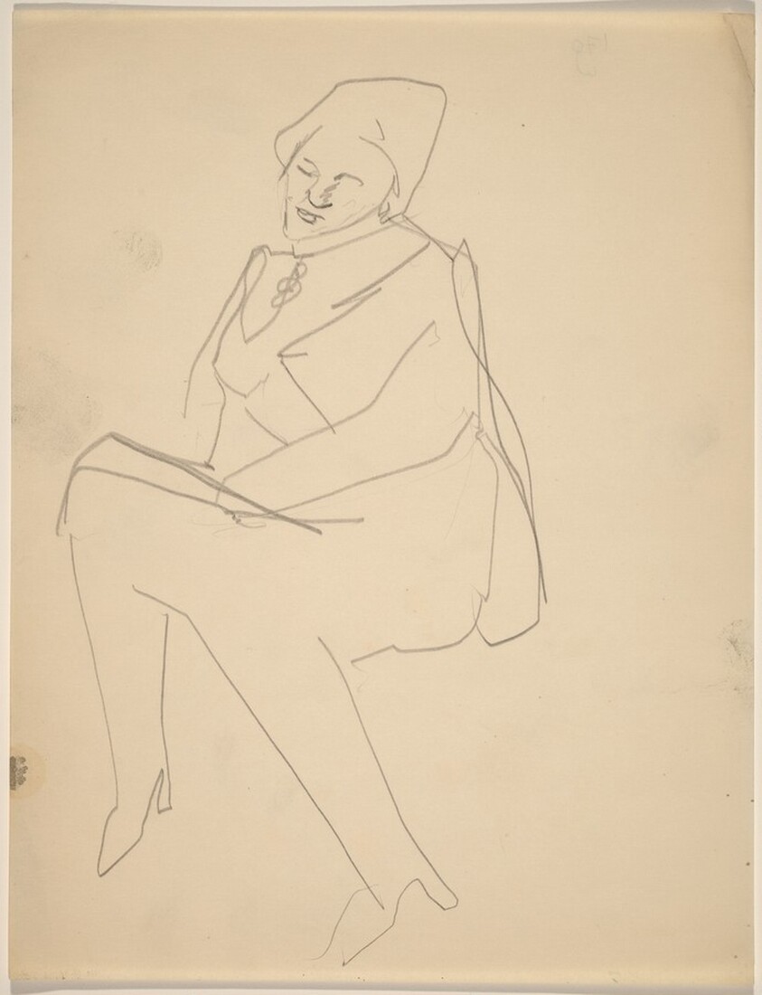 Seated Woman, Head Tilted to the Right
