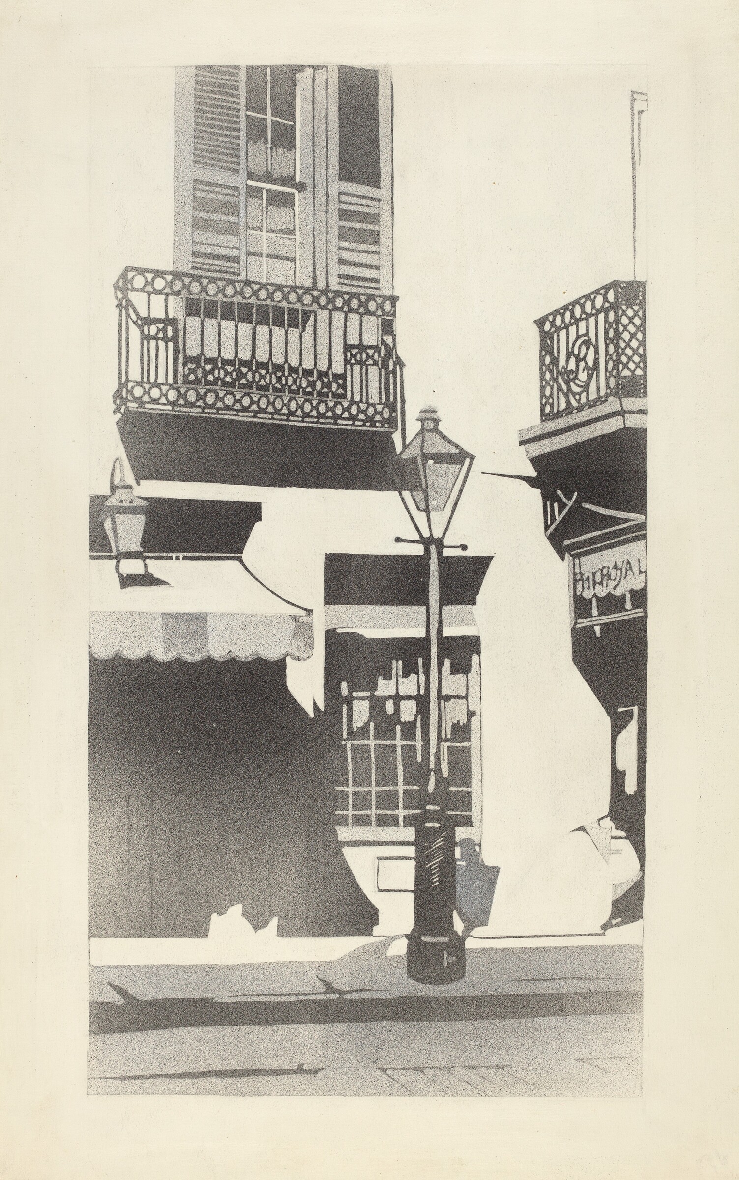 Balcony Railing, Aurelia Arbo, 1935/1942
