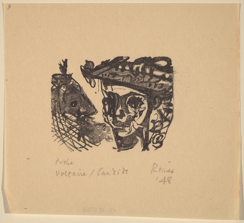 Illustration to Voltaire, "Candide"