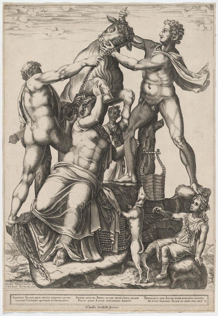 Amphion and Zethus Tying Dirce to a Wild Bull