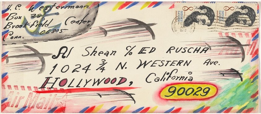 Al Shean c/o Ed Ruscha [envelope]