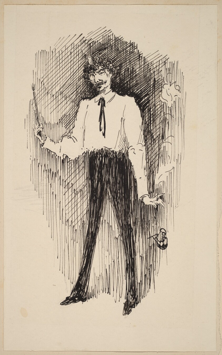 Portrait of Whistler with a Paintbrush