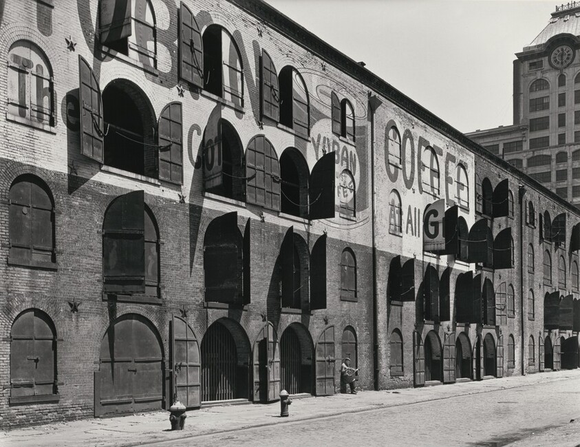 The Empire Stores warehouse on Water Street and Dock Street in Brooklyn