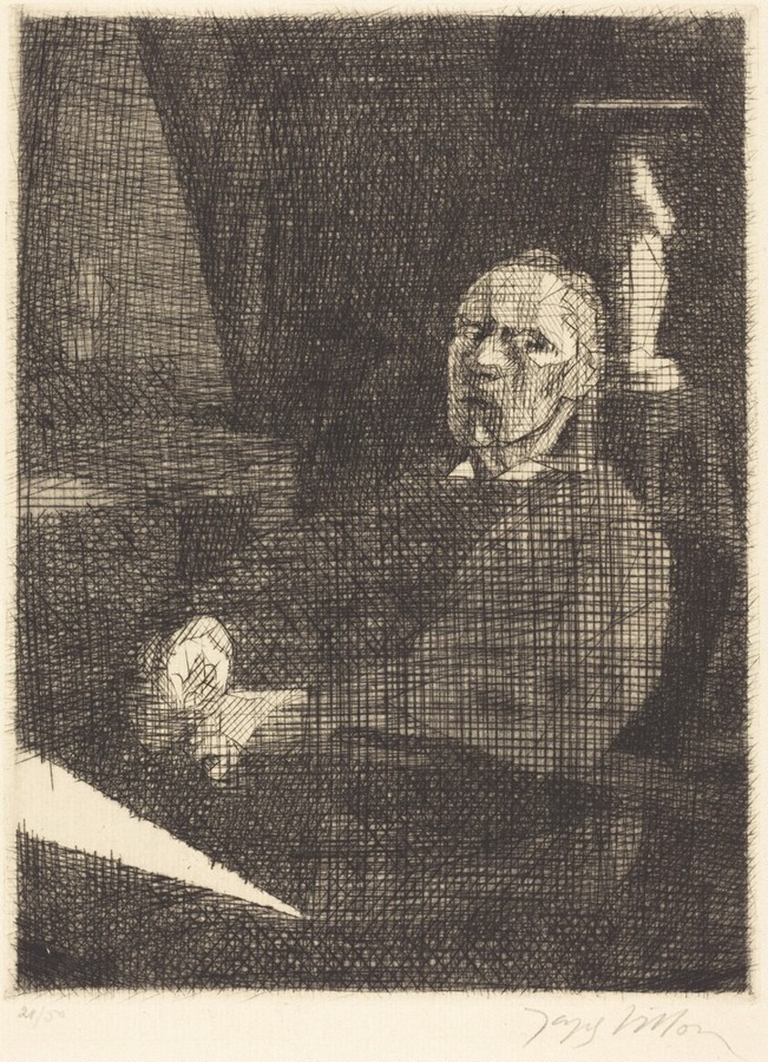 The Great Draftsman Seated (Le grand dessinateur assis)