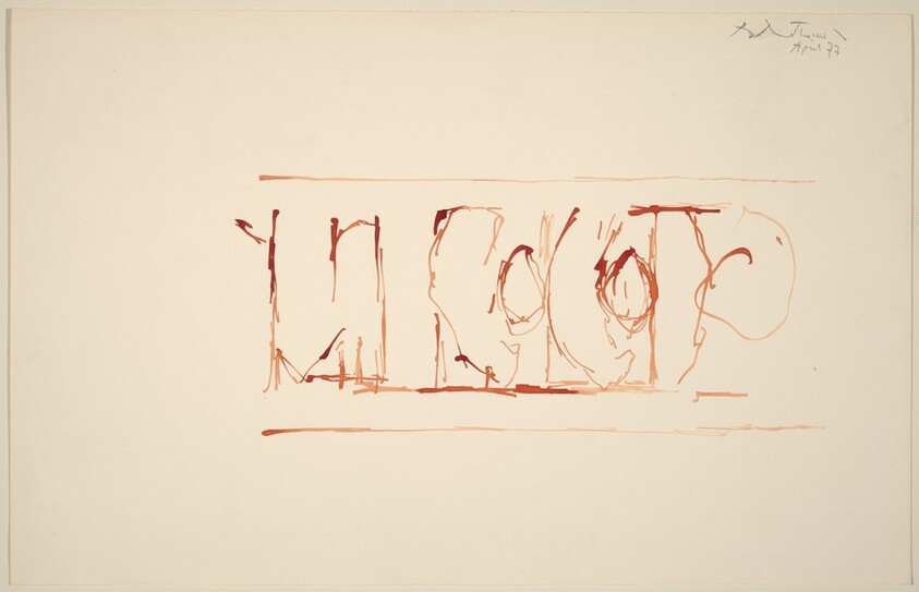 Mural Sketch [pen and ink]