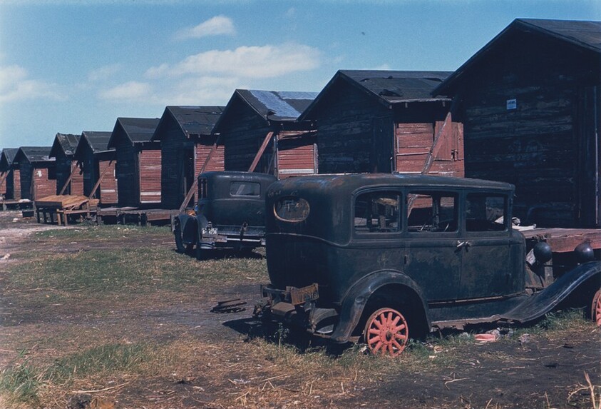 Shacks Condemned by Board of Health, Formerly Occupied by Migrant Laborers and Pickers, Belle Glade, Florida