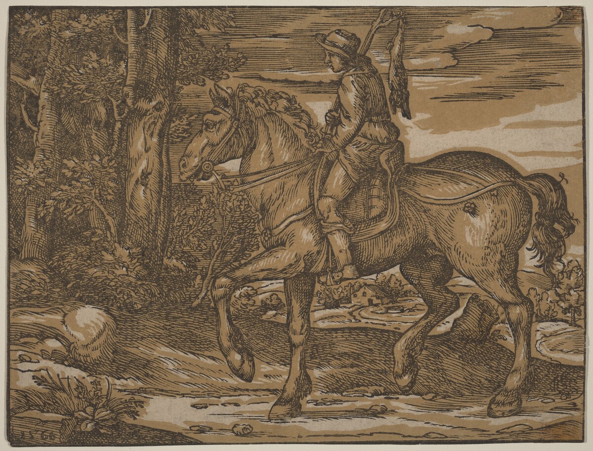 Hunter on Horseback
