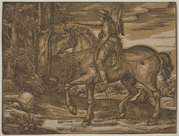 Hunter on Horseback