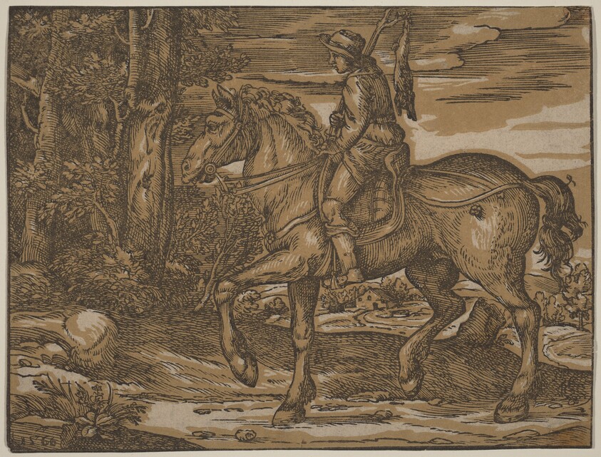 Hunter on Horseback