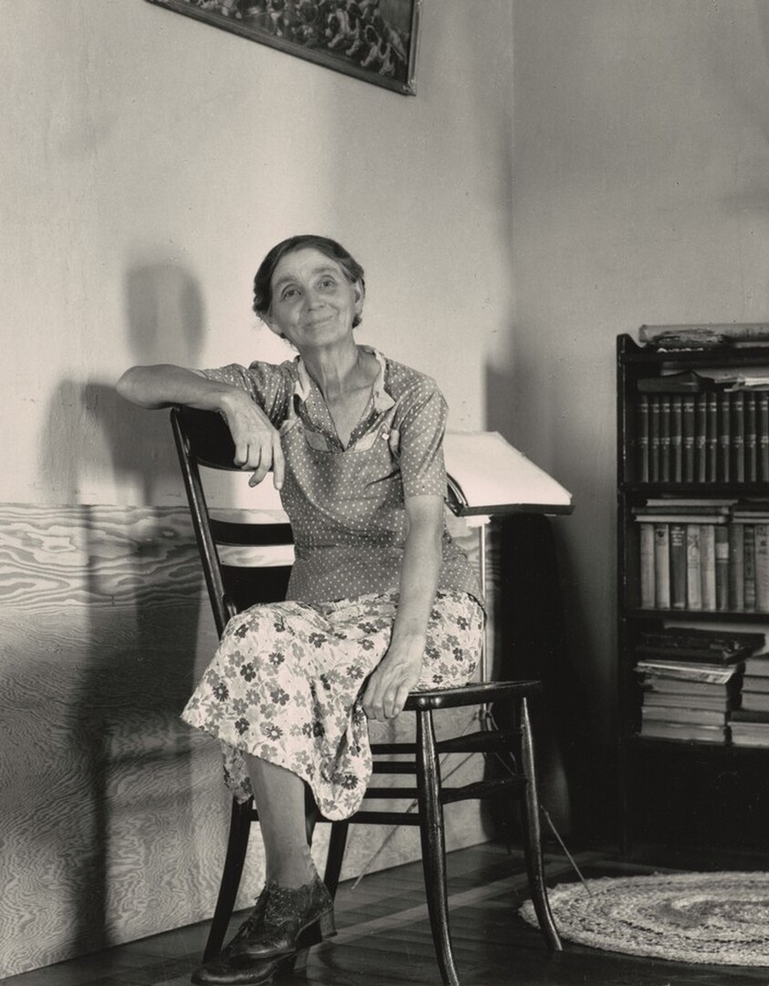 Farm wife lives on the Great Plains. Nebraska