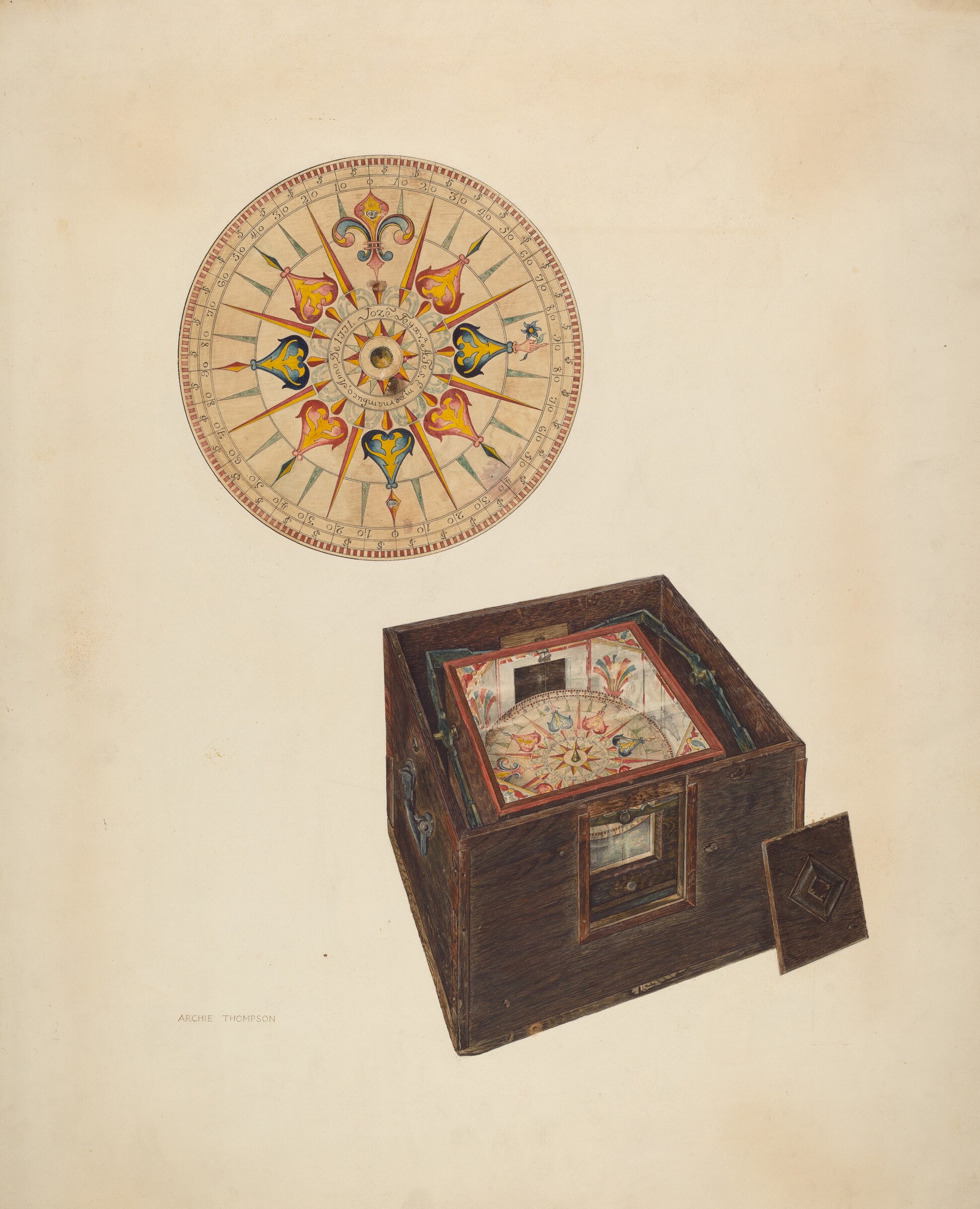Floating Compass, Archie Thompson, c. 1938