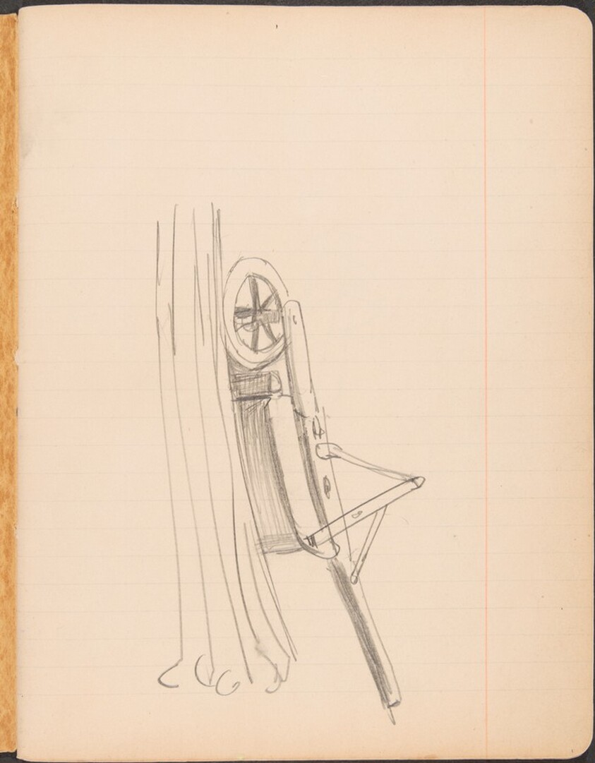 umgekippter Schubkarren (Tilted Wheelbarrow) [p. 1]