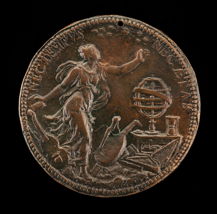 Ippolita as Urania Looking at a Crown of Stars [reverse]