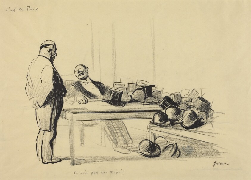 C'est la Paix.  Tu vois pas un kepi!