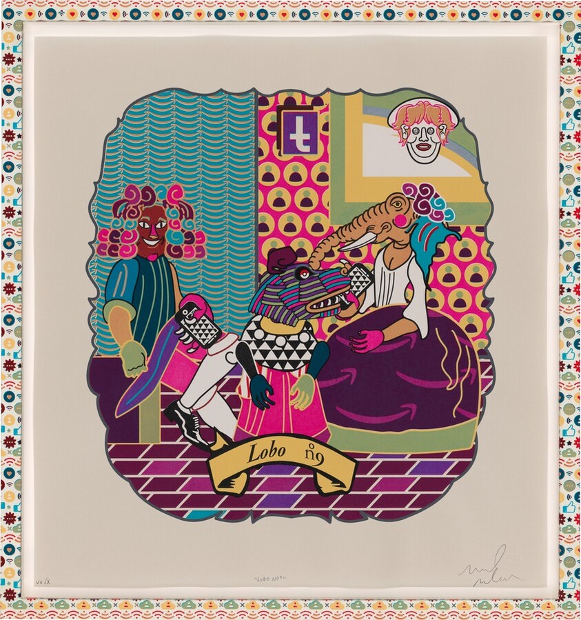 Lobo no. 9 from La Raza Cósmica 20XX