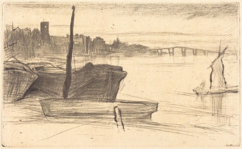 Chelsea Bridge and Church