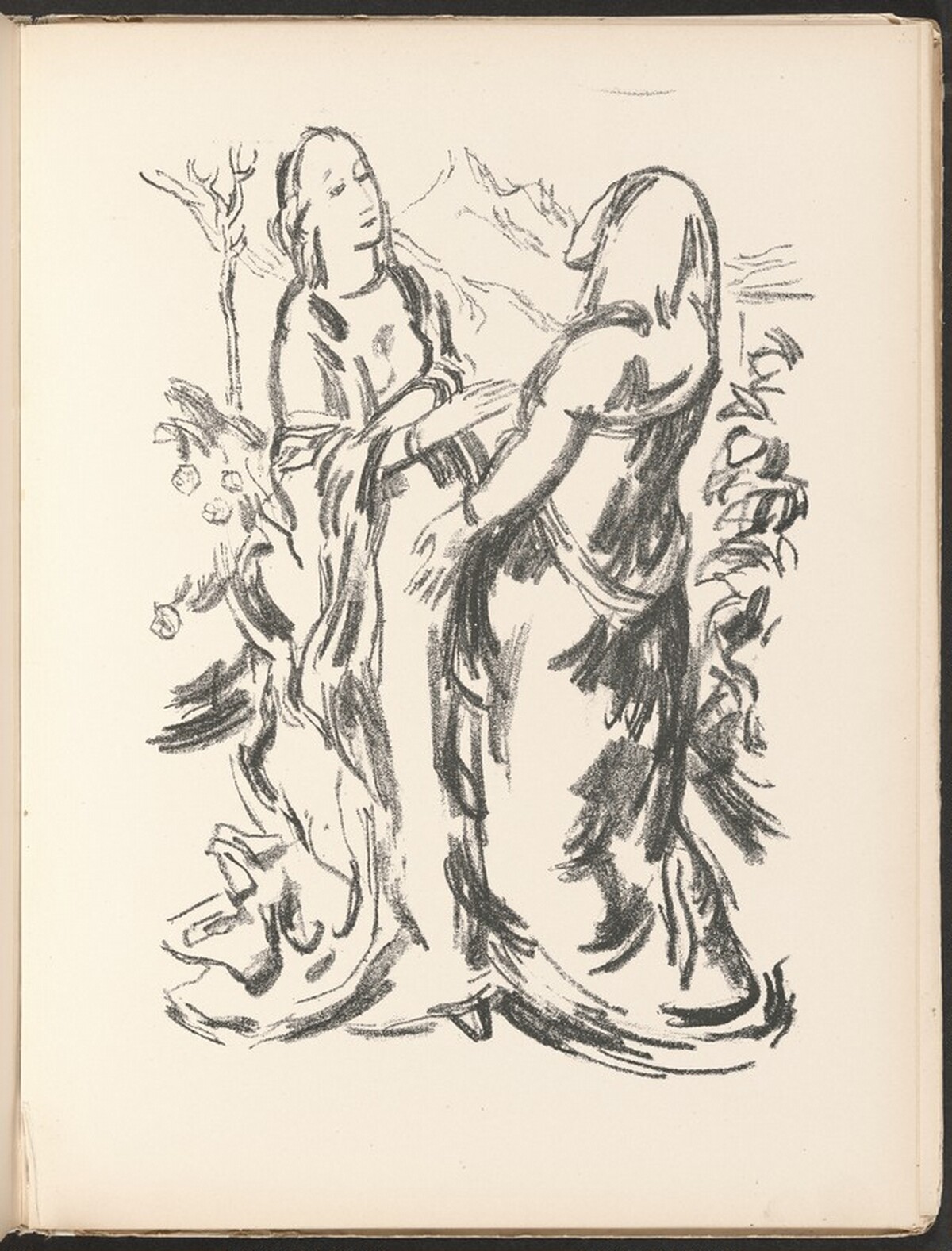 Heimuchung (The Visitation) from Deutsche Graphiker der Gegenwart (German Printmakers of Our Time)