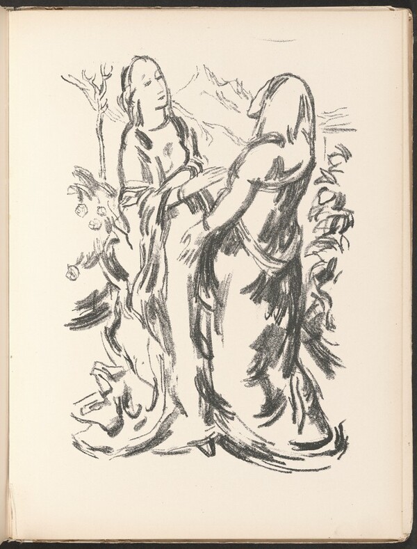 Heimuchung (The Visitation) from Deutsche Graphiker der Gegenwart (German Printmakers of Our Time)