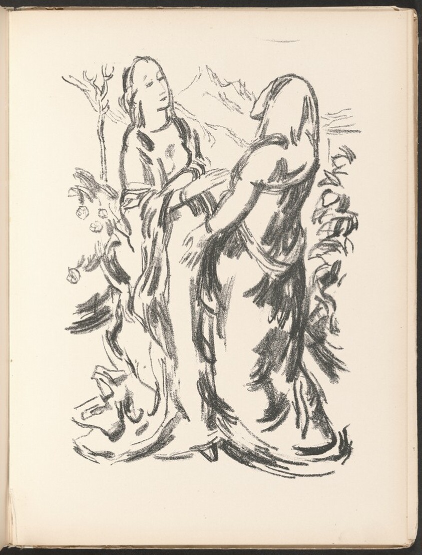 Heimuchung (The Visitation) from Deutsche Graphiker der Gegenwart (German Printmakers of Our Time)