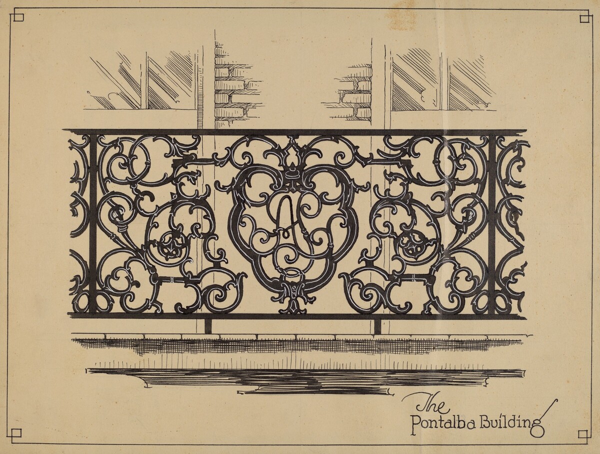 Cast Iron Balcony Rail
