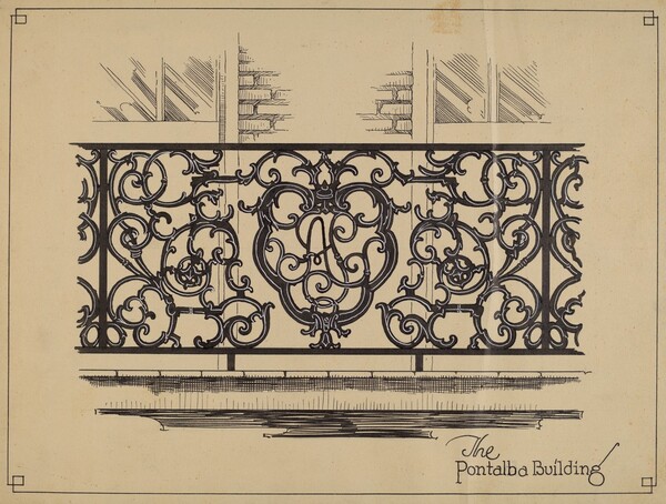 Cast Iron Balcony Rail