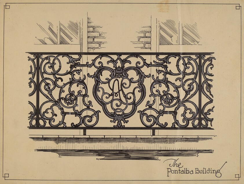 Cast Iron Balcony Rail