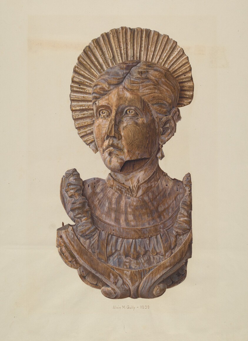 Head from Circus Wagon