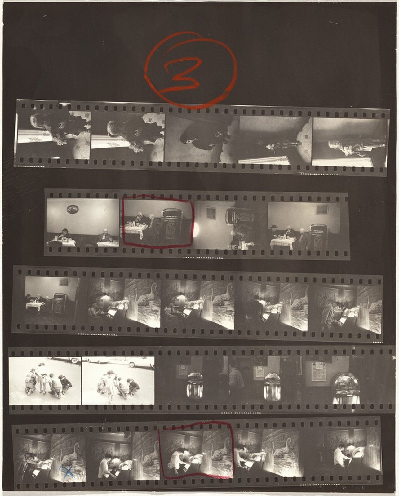 Juke boxes 3, Robert Frank, 1955