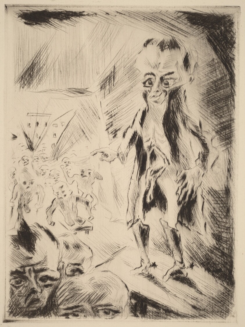 Scene in the Cafe with the Cripple