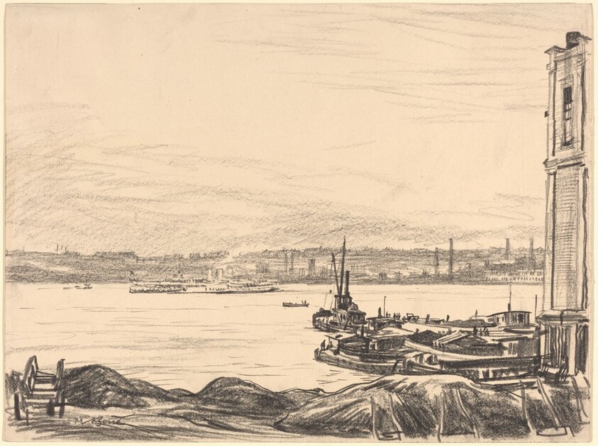 The Jersey Shore from Riverside Drive