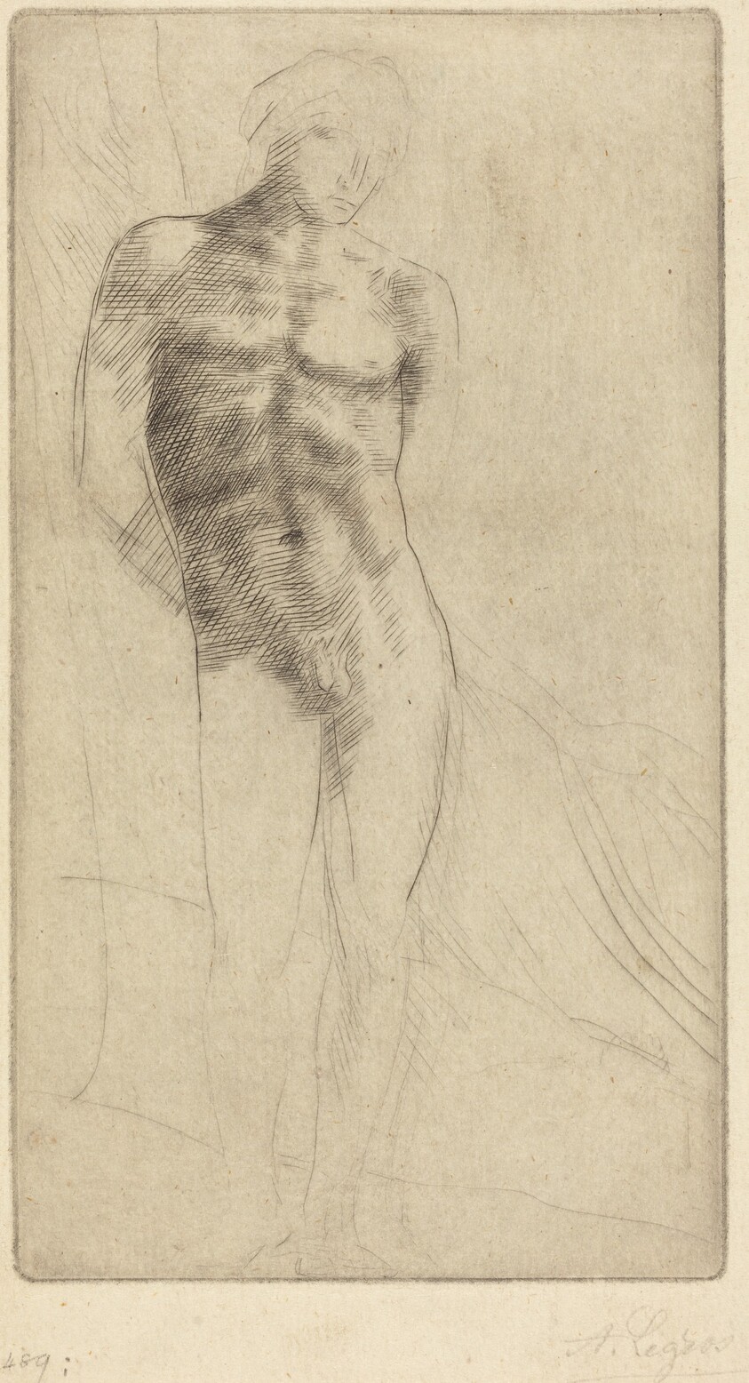 Study of a Nude Figure (Etude de figure nue)