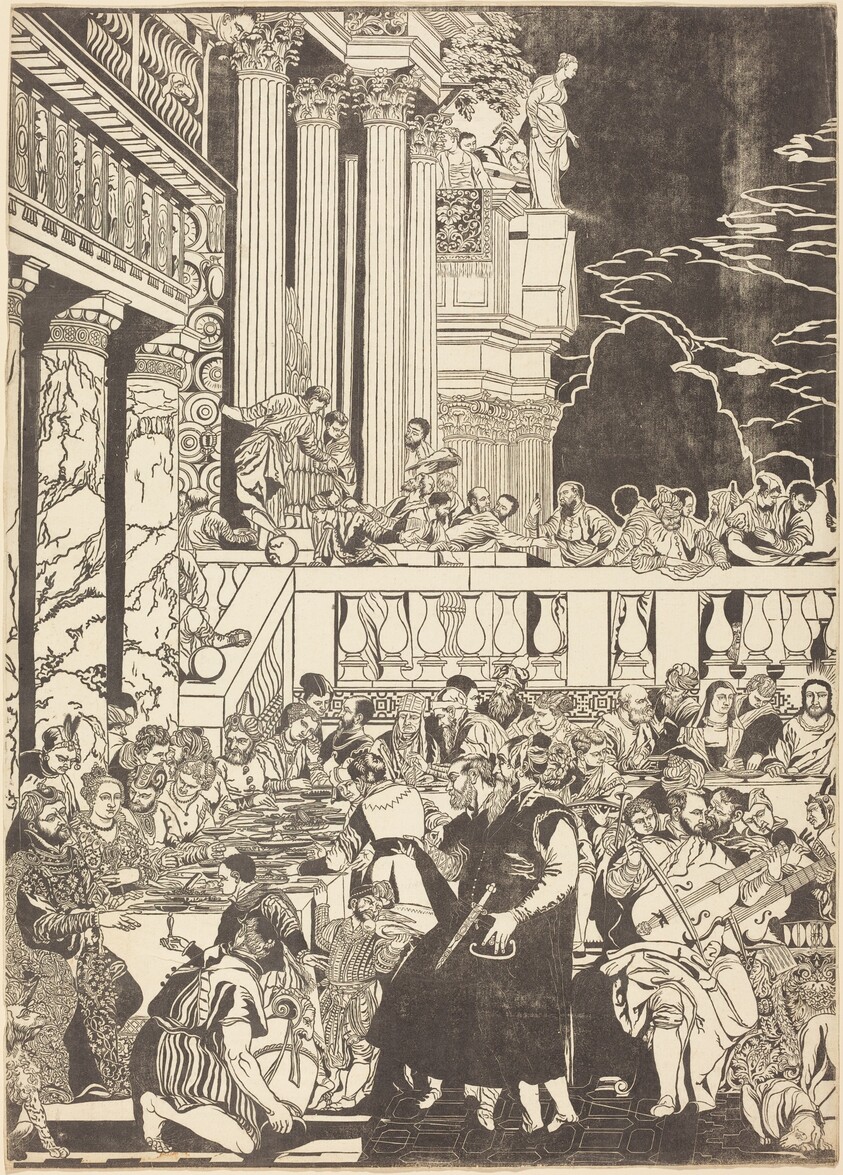 The Marriage at Cana [left plate]